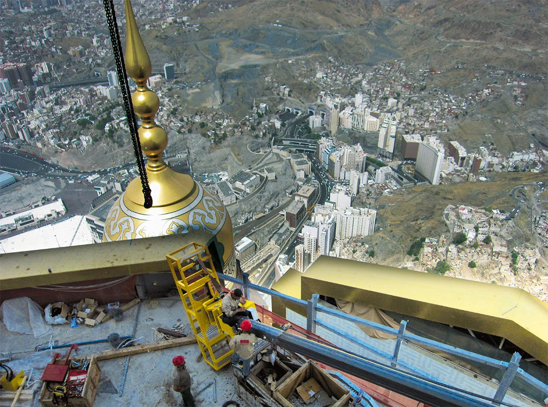 Use of the VSGU 2500 at the clock tower in Mecca, Saudi Arabia