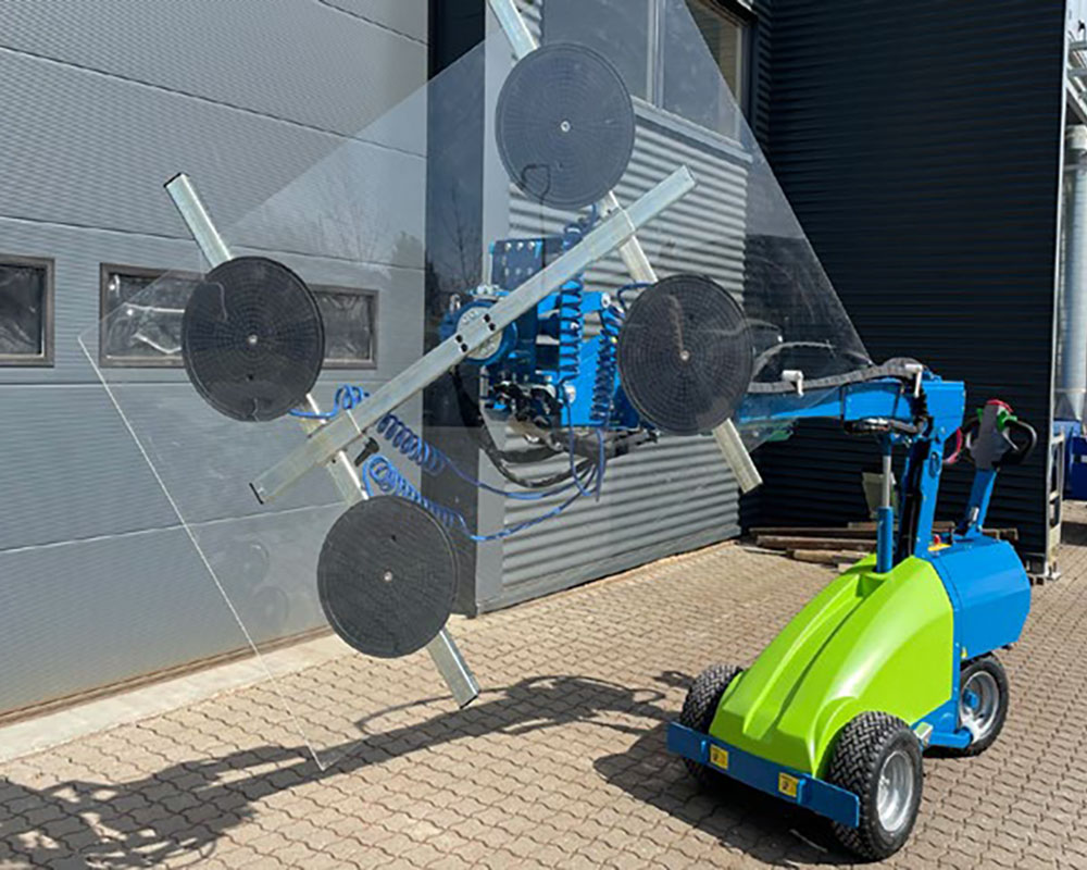 GMG 400 glass assembly equipment with a capacity of 460 kg | GMG 400 glass handler with 460 kg load capacity