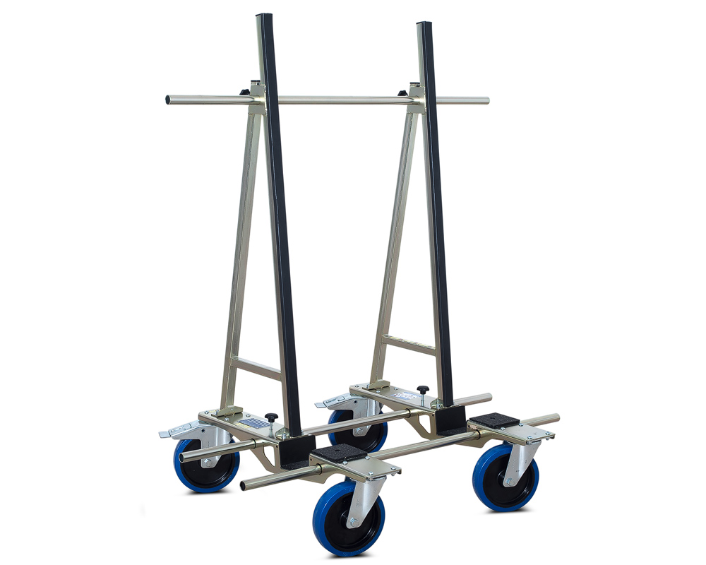 HDL 500 Glass Wagon with 500 kg capacity and fixtuers | HDL 500 Glass Wagon with 500 kg capacity and fixtuers