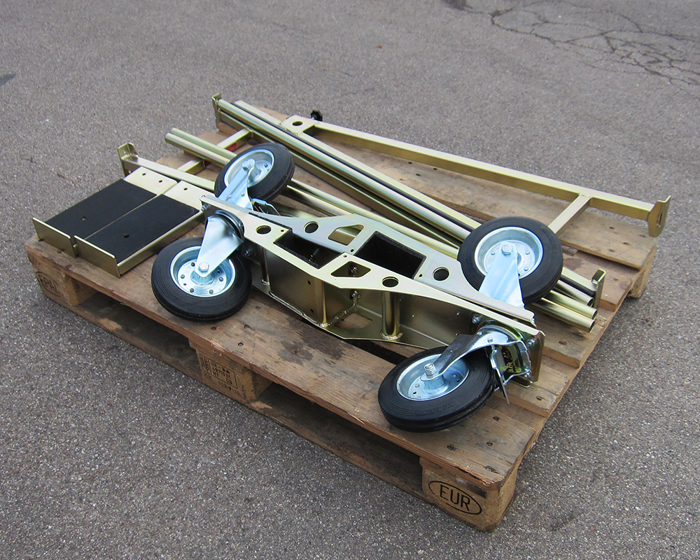 HDL 500 Glass Wagon with 500 kg capacity and fixtuers | HDL 500 Glass Wagon with 500 kg capacity and fixtuers