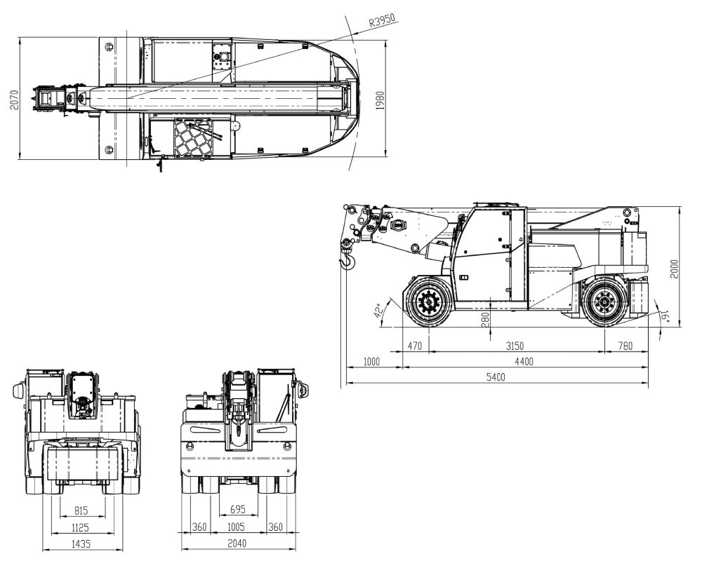 Pick & Carry crane MLK 160 up to 16 tonnes capacity | Pick & Carry crane MLK 160 up to 16 tonnes capacity