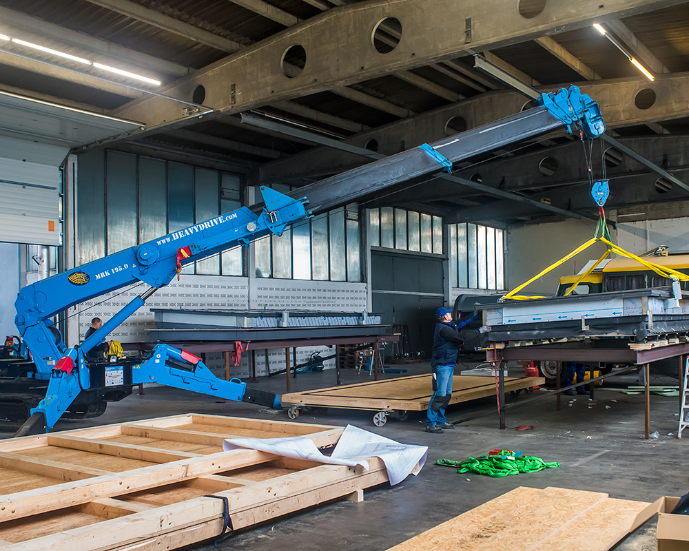MRK 195.0 -60 assembly crane with a capacity of 6.0 tonnes | MRK 195.0 -60 assembly crane with a capacity of 6.0 tonnes