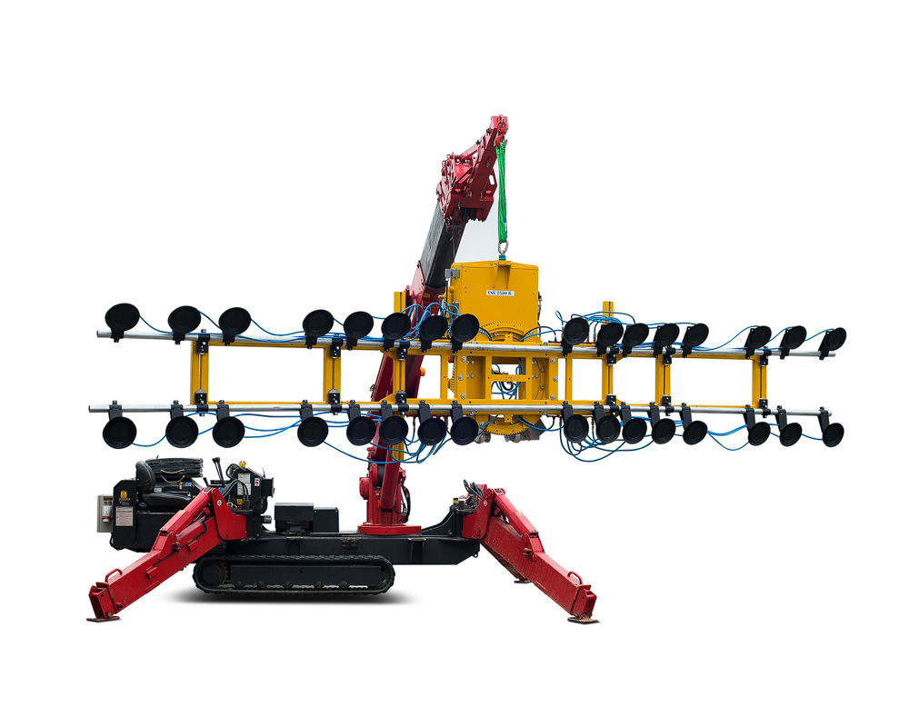 VSG 1200 KR -20 - Vacuum Suction System for Curved Panes with up to 1200 kg capacity | VSG 1200 KR -20 - Vacuum Suction System for Curved Panes with up to 1200 kg capacity
