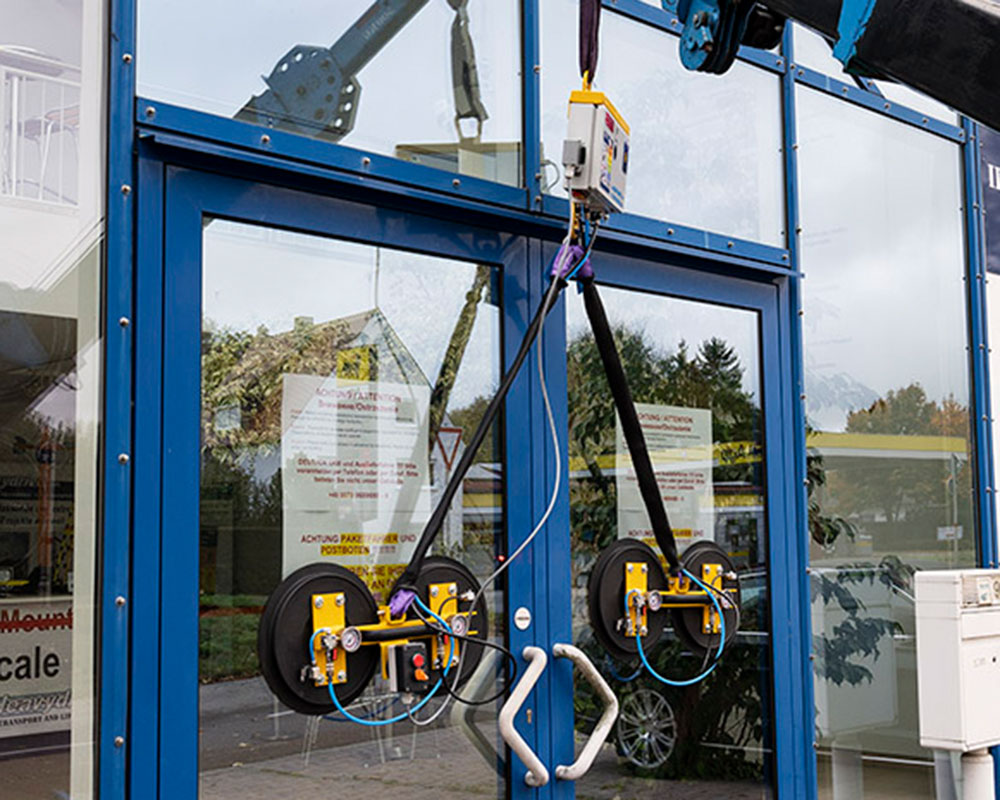 VSG 300 K G2 - Vacuum suction system, up to 300 kg load capacity - for partially split window elements | VSG 300 K G2 - Vacuum suction system, up to 300 kg load capacity - for partially split window elements