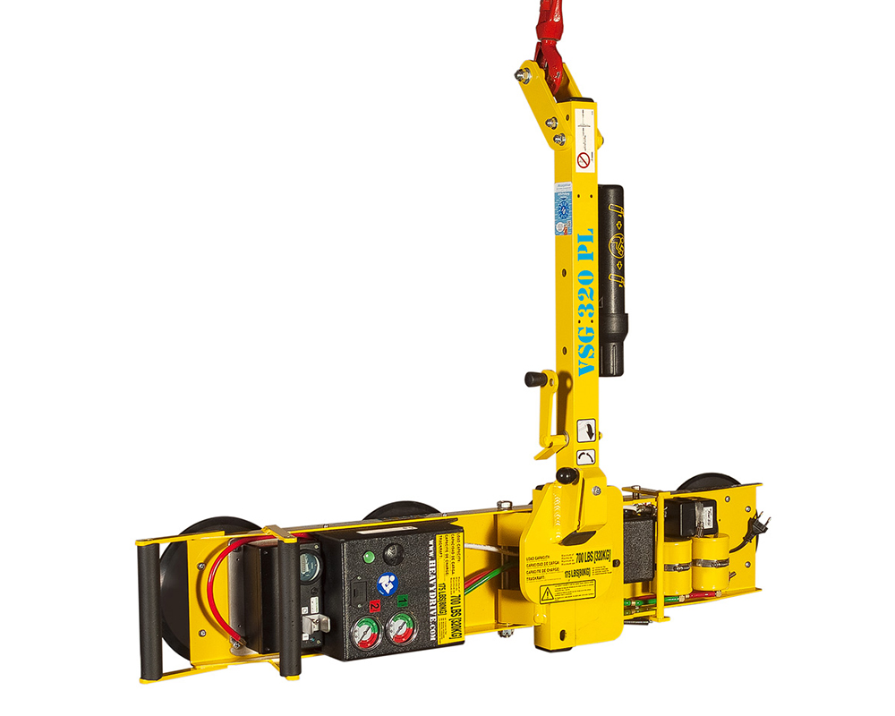 VSG 320 PL - Vacuum Suction System for Long Panes with  bis 320 kg capacity, Narrow Version | VSG 320 PL - Vacuum Suction System for Long Panes with  bis 320 kg capacity, Narrow Version