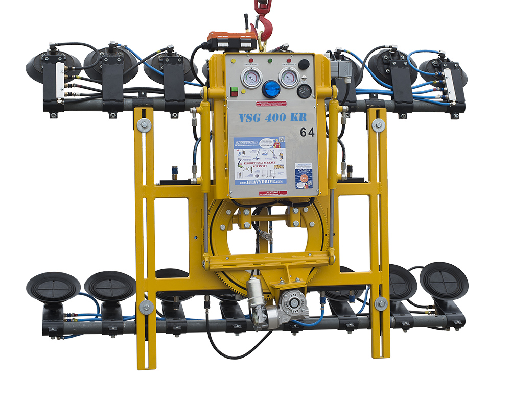 VSG 400 KR - Vacuum Suction System for Curved Panes of up to 400kg capacity | VSG 400 KR - Vacuum Suction System for Curved Panes of up to 400kg capacity