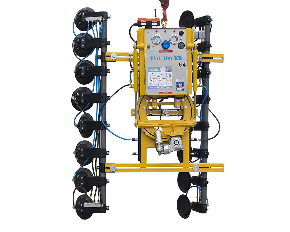 VSG 400 KR - Vacuum Suction System for Curved Panes of up to 400kg capacity | VSG 400 KR - Vacuum Suction System for Curved Panes of up to 400kg capacity