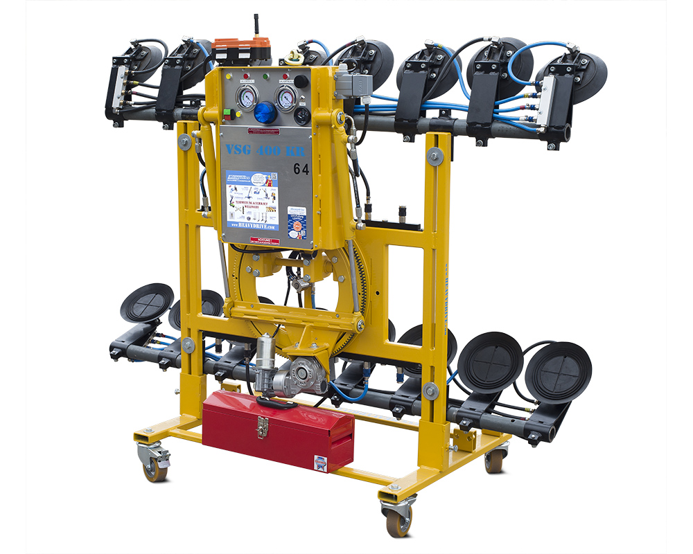 VSG 400 KR - Vacuum Suction System for Curved Panes of up to 400kg capacity | VSG 400 KR - Vacuum Suction System for Curved Panes of up to 400kg capacity