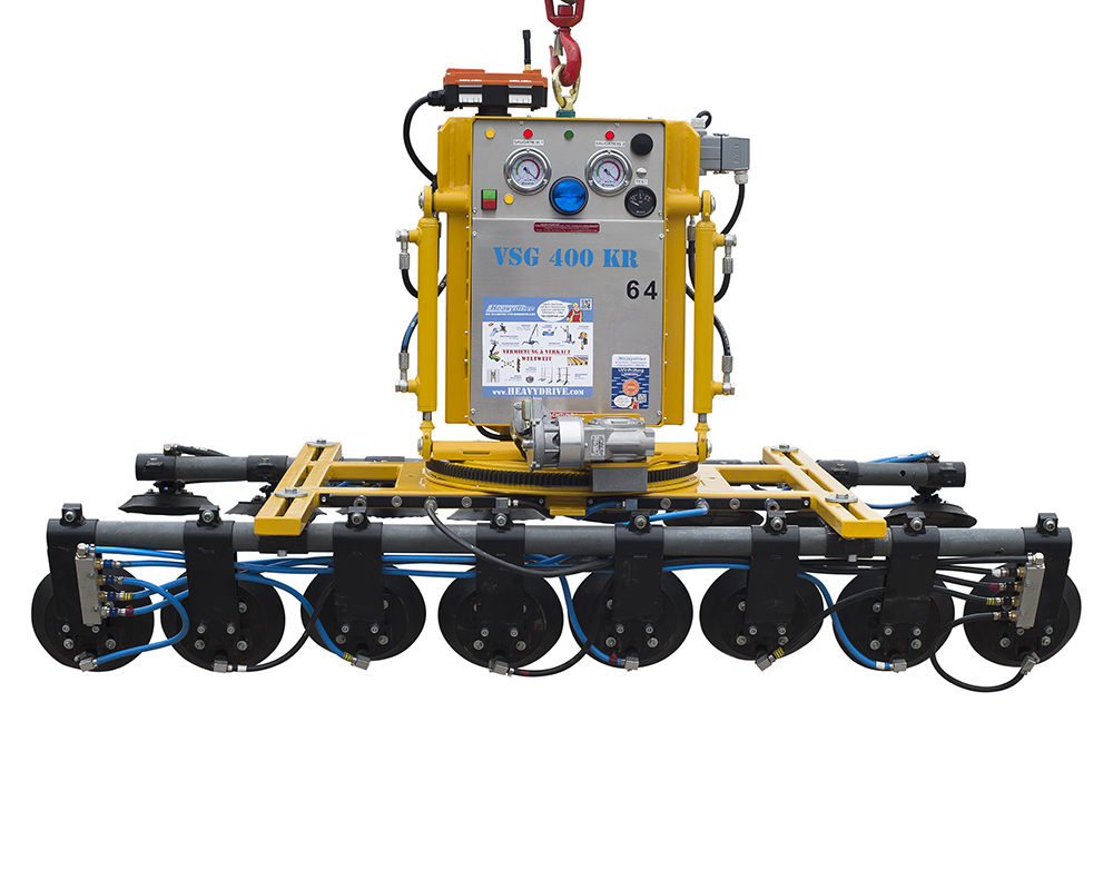 VSG 400 KR - Vacuum Suction System for Curved Panes of up to 400kg capacity | VSG 400 KR - Vacuum Suction System for Curved Panes of up to 400kg capacity
