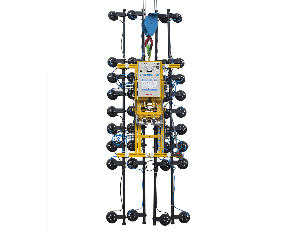 VSG 900 KR -20 - Vacuum Suction System for Curved Panes with up to 900 kg capacity | VSG 900 KR -20 - Vacuum Suction System for Curved Panes with up to 900 kg capacity