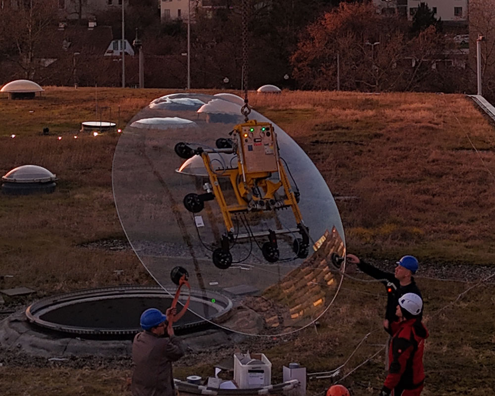 VSG 600 KR SP - Vacuum Suction Systems for Spherically Curved Panes, up to 600 kg | VSG 600 KR SP - Vacuum Suction Systems for Spherically Curved Panes, up to 600 kg